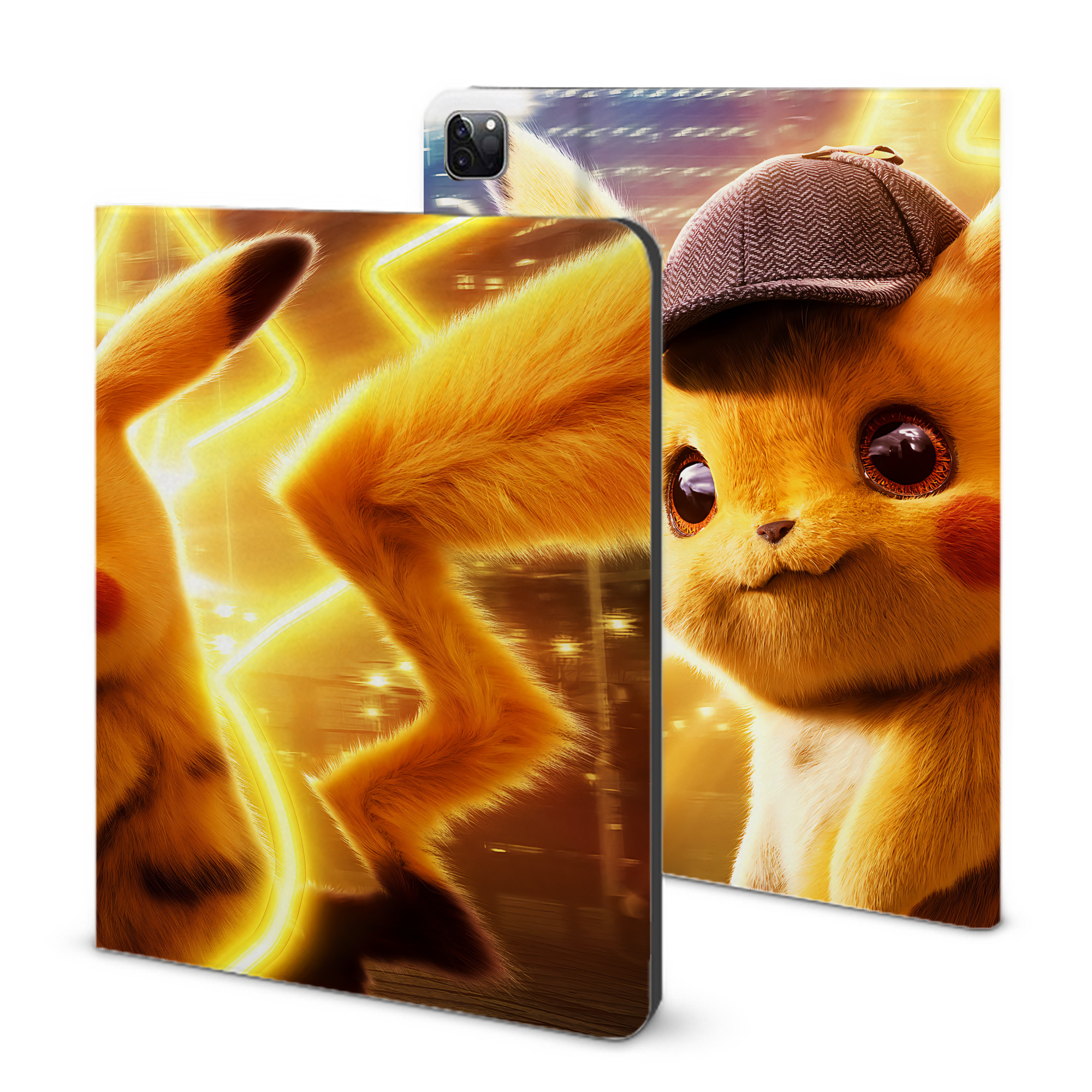 （画像用） ポケットモンスター Pokémon IPad ケース ブック型 PUレザー TPU 耐衝撃 軽量 薄型 ペン収納なし 全面保護 IPad 各モデル対応